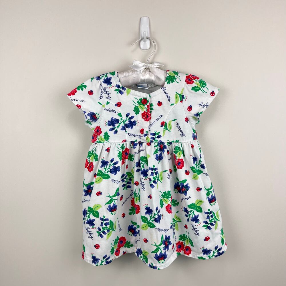 Vintage 90s Animations Floral Garden Dress 3T